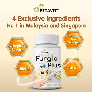 איכות העליון furglo בתוספת חיות מחמד טבלט כדי לשפר את עור יבש וflacky להפחית את האלרגיות - Product Image 3