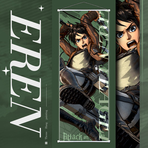 โปสเตอร์อนิเมะ 6 สี ลาย Attack on Titan (ชินเกกิ โนะ เคียวจิน) สำหรับตกแต่งผนังห้อง ผ้าปูผนังลาย Attack on Titan - Product Image 6