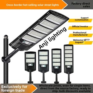 Lampadaires solaires tout-en-un à haute luminosité - LED IP65 - Télécommandés - <span class=keywords><strong>Éclairage</strong></span> <span class=keywords><strong>extérieur</strong></span> exclusif pour le commerce international - Product Image 2