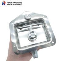 Serrure de boîte à outils pour remorques de bateaux et de camions en acier inoxydable de type 304 RPL014, serrure à poignée en T, accessoires de contrôle de cargaison