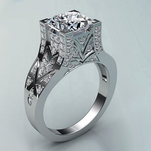 Anello Traforato Audace per Uomo e Donna, Tono Argento, Accessorio Moda per Matrimonio, Regalo - Product Image 2