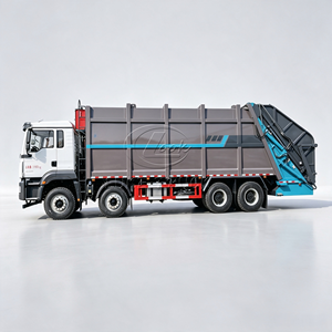 Camión Compactador de Basura SHACMAN Delong de 40 Metros Cúbicos, Fabricado en China, Camión de Basura Hidráulico de Alta Resistencia para Exposiciones - Product Image 2