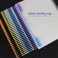 Anneaux de reliure en spirale en PVC, peigne en plastique pour la reliure de cahiers, fournitures scolaires et de bureau