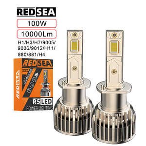 Redsea Siêu Sáng R5 24V H7 LED Đèn Pha Giải Mã LED 9005 Alta Potencia Ống H4 LED Xe Đèn Pha H1 <span class=keywords><strong>H11</strong></span> 9005 9006 - Product Image 1