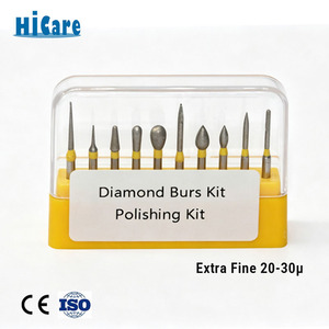 Fraise <span class=keywords><strong>diamant</strong></span>ée <span class=keywords><strong>dentaire</strong></span> pour le nettoyage de l'adhésif orthodontique et le lissage de l'émail - Product Image 5