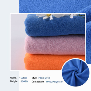 <span class=keywords><strong>Tela</strong></span> de lana <span class=keywords><strong>polar</strong></span> de poliéster suave teñida Lisa ultrafina antiestática de ropa informal para textiles para el hogar - Product Image 2
