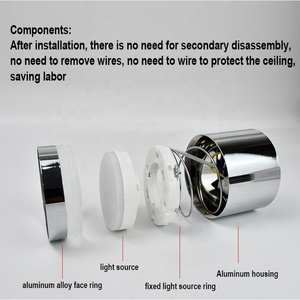 Plafonnier LED anti-éblouissement <span class=keywords><strong>GX53</strong></span> 5W/7W de haute qualité, design moderne en aluminium, indice de protection IP44, CRI90, éclairage pour la maison et le bureau - Product Image 3
