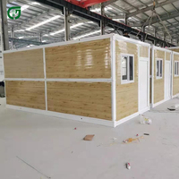 Assemblage de maisons modulaires préfabriquées en conteneur plat, de style moderne, portables détachables de 10 pieds 20 pieds