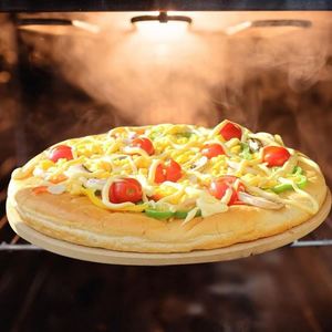 Pietra <span class=keywords><strong>per</strong></span> <span class=keywords><strong>Pizza</strong></span> con Griglia di Servizio, 15 Piastrelle <span class=keywords><strong>per</strong></span> Cottura, Ideale <span class=keywords><strong>per</strong></span> Pane, Forma Rotonda, <span class=keywords><strong>per</strong></span> Forno e 16 Pollici - Product Image 2