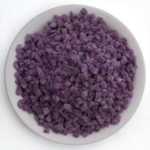 Pomme de terre violette lyophilisée en gros, prix direct usine, pomme de terre douce FD en cubes - Product Image 6
