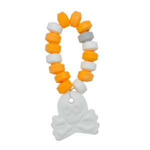 Bonbons <span class=keywords><strong>HALAL</strong></span> fruités en forme de bracelet d'Halloween avec breloque tête de mort, bijoux colorés et friandises en boîte - Product Image 4