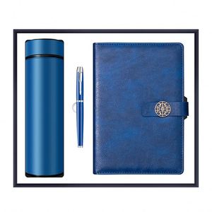 Premium Office Journal Luxury Pu Leather A5 With Pen Custom <b>Notebook</b> Gift Set for Business Corporate - Product Image 2