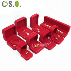 Multi ColorsHigh Quality Velvet Jewelry Box Set for Rings Earrings Pendants Custom Logo Portable Luxury Display Storage Durable - Product Image 3