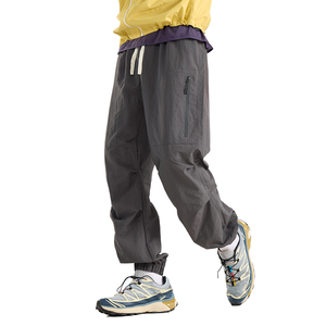 Supplier Full Zipper Quick Dry pant Summer Long Woven Solid Lightweight Adult Thin Hiking - Product Image 1