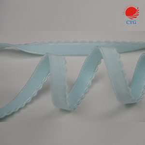 CYG Usine 10mm 15mm Bord festonné Spandex Bande Élastique pour <span class=keywords><strong>Soutien</strong></span>-<span class=keywords><strong>Gorge</strong></span> Sangle <span class=keywords><strong>Bandeau</strong></span> - Product Image 5