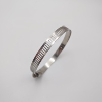 Zinc Plated Steel Double Bolt Pipe Clamp Flexible Spring 13-19mm Heavy Duty Hydraulic Hose Fastener Ss304 Ss316