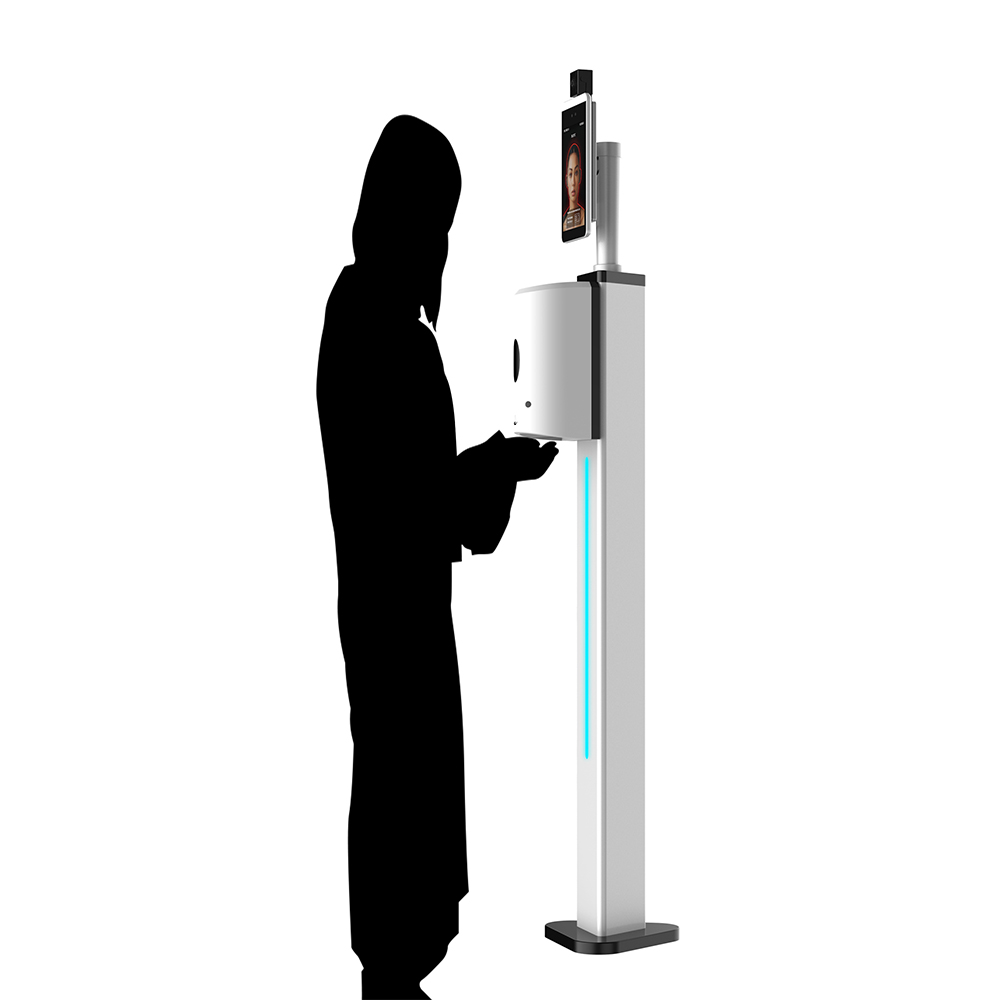 Заводской OEM термальный сканер измерение температуры Обнаружение лица распознавание терминала сканирования киоска планшет