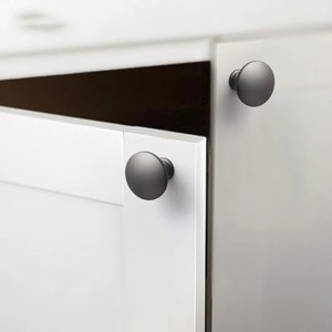 Eenvoudige paddenstoelvormige meubelknoppen met één gat voor kastdeuren en lades - Product Image 5