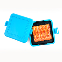 Plaque de Cuisson en Silicone pour Sandwich Plaque Plaque Presse Antiadhésive Plat Grille-pain Moule Rack Four Commercial Making Avec Couvercle pour Set Griller