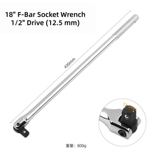 ประแจบล็อก F-Bar 180 ด้ามขันแบบหมุนได้ ขนาด 1/2 นิ้ว พร้อมด้ามต่อขยาย 9, 14 และ 18 นิ้ว ประแจหกเหลี่ยมแบบใช้มือ สำหรับซ่อมแซม - Product Image 4