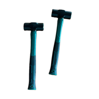 Marteau à tête octogonale avec manche en fibre de verre, marteau à main en acier à haute teneur en carbone pour la construction et la démolition