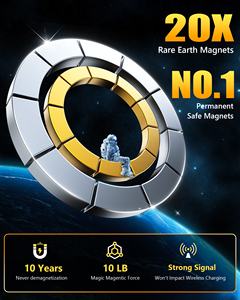 <span class=keywords><strong>Support</strong></span> de téléphone MagSafe tout en métal, rotation à 360°, durable, installation facile, 20 aimants les plus puissants, <span class=keywords><strong>support</strong></span> de <span class=keywords><strong>voiture</strong></span> pour téléphone portable, matériau ABS - Product Image 2