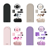 Kit de Yoga et Pilates Personnalisé avec Logo d'Usine : Ballon de Yoga, Slider, Poids de Cheville en Silicone, Bandes de Résistance, Anneau, Tapis de Yoga et Accessoires