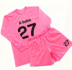 Maglia da Calcio a Maniche Lunghe 25-26 - Completo da Allenamento di Alta Qualità Design Classico 100% Poliestere Asciugatura Rapida Traspirante Frontale - Product Image 3