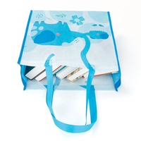 Sac à provisions réutilisable RPET de modèle d'éléphant non tissé écologique du logo 80gsm personnalisable pour des supermarchés