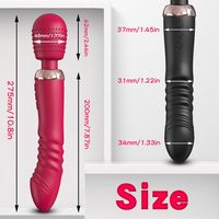 Leistungs starkes weibliches Vibrator Wand Massage gerät 10 Vibrierend 5 Schubs tab Massage gerät Klitoris Stimulator Sexspielzeug Sexspielzeug für Erwachsene