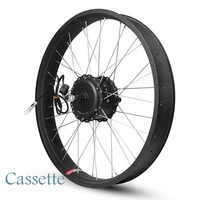 20/26 pouces 700C motoneige moteur à courant continu 36V 48V 500W contrôleur de moteur sans balais neige vélo Cassette vis roue de moteur arrière
