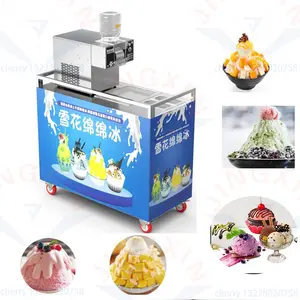 Máquina para hacer hielo de copo de nieve de leche automática, máquina Bingsu, trituradora de hielo, máquina eléctrica para helados de nieve