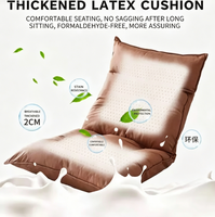 Canapé-lit pliant en tissu technique, nouveau design, fauteuil paresseux facile à nettoyer, chaise avec coussin lavable pour chambre, balcon, bureau