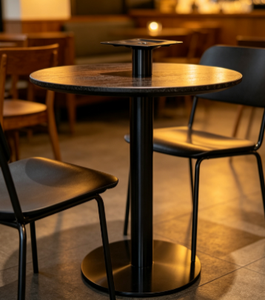 Base de table en acier commercial pour ensembles complets de mobilier de restaurant |   Meubles de restaurant en gros - Product Image 2