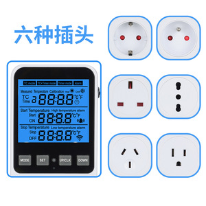เครื่องควบคุมอุณหภูมิแบบดิจิตอลซิ่วหยวนพร้อมปลั๊ก Wi-Fi EU 220V 16A เทอร์โมสตัทแบบสมาร์ทซ็อกเก็ตสำหรับเครื่องใช้ในบ้าน - Product Image 5