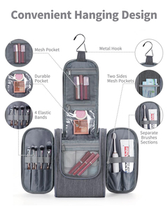 Organizador <span class=keywords><strong>de</strong></span> <span class=keywords><strong>Maquillaje</strong></span> Grande, Organizador Colgante <span class=keywords><strong>de</strong></span> Tela Resistente al Agua para Artículos <span class=keywords><strong>de</strong></span> Aseo <span class=keywords><strong>de</strong></span> Tamaño Completo - Product Image 6