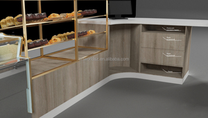 Artworld hiển thị tinh tế bánh kiosk thiết kế tùy chỉnh bánh mì hiển thị truy cập bằng gỗ Cookie Bar - Product Image 4