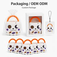 Mainan Boneka Ember Labu Putih Halloween, Isi Kapas PP, Pereda Stres, Boneka Lembut, Hadiah Trick-Treat, Dekorasi Pesta, MOQ Rendah, OEM