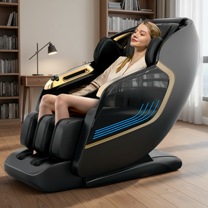 Silla de masaje de cuerpo completo plegable inteligente 2025, calefacción eléctrica de gravedad cero, masajeador de espalda de cuero PU portátil, cuidado de la salud - Product Image 1