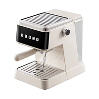 Machine à expresso automatique haut de gamme, best-seller, 20 bars, haute pression, mousseur à lait électrique, acier inoxydable italien, numérique, pour hôtel