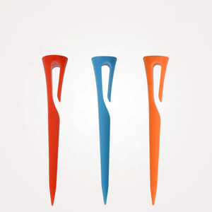 Tees de golf portables à clipser sur les gants et les revers de pantalon, 6 pièces/boîte, en plastique, logo/design graphique personnalisable, sur mesure - Product Image 3