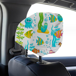 Housse <span class=keywords><strong>de</strong></span> Tête <span class=keywords><strong>de</strong></span> Siège Personnalisée avec Logo Broderie Professionnelle sur Tissu Élastique Parfait pour le Branding <span class=keywords><strong>de</strong></span> Flotte Cadeaux d'Entreprise - Product Image 6