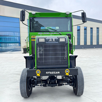Camion malaxeur à béton mobile à faible consommation d'énergie avec agitation planétaire, faible consommation de carburant, quatre roues motrices, camion malaxeur à bouche plate