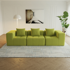 <span class=keywords><strong>Canapé</strong></span> compact carré en tissu, style moderne, <span class=keywords><strong>mousse</strong></span> à mémoire de forme <span class=keywords><strong>haute</strong></span> <span class=keywords><strong>densité</strong></span>, <span class=keywords><strong>canapé</strong></span> gain de place <span class=keywords><strong>pour</strong></span> appartement, atelier et parc - Product Image 4