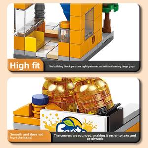 Bloques de Construcción Educativos City Street View, Bloques Pequeños, Venta Especial, Bloques Personalizados DIY, 118 Piezas, Juego de Construcción Mini de Plástico ABS - Product Image 3