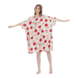 Wholesale Custom Bamboo Sleep Tee Natural Oversized <strong>Tshirt</strong> for Summer Long Sleep Dress Women for Gift - Product Image 2