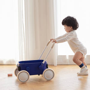 Poussette en <span class=keywords><strong>bois</strong></span> anti-renversement, marchette pour enfants/vente en gros, jouet pour enfants, <span class=keywords><strong>scooter</strong></span> à main, cadeau de premier anniversaire pour bébé - Product Image 5