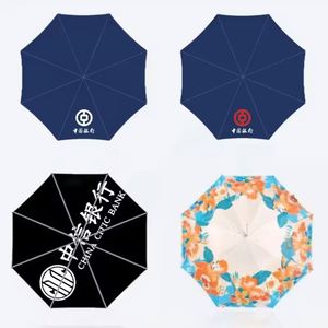 High Quality New Design Wholesale Promotional 3-Fold 8K Manual <b>Umbrella</b> With Custom Logo Print Business Gifts & Travel - Product Image 4