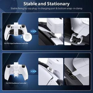 Amazear ps5 điều khiển pin có thể sạc lại thêm pin cho Dualsense & cạnh nhanh không dây sạc di động (Màu Trắng) - Product Image 3