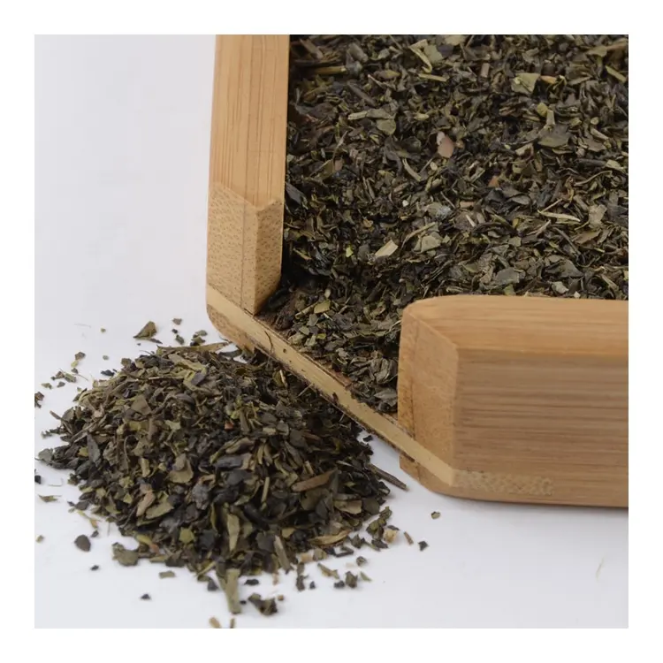 Tchad 9380 Chunmee thé vert chinois sans poussière de thé avec une grande saveur style thé en vrac emballé dans des sacs ou des boîtes en vrac